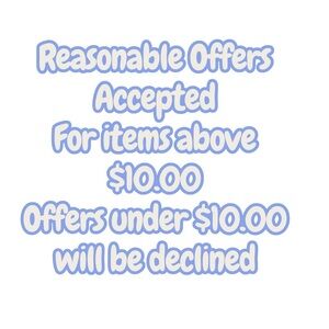 Reasonable Offers welcome!